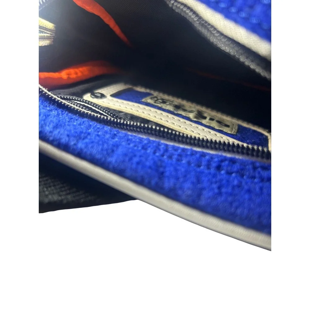 Diesel Industry Blue‎ Wool Blend Crossbody Bag Messenger Style